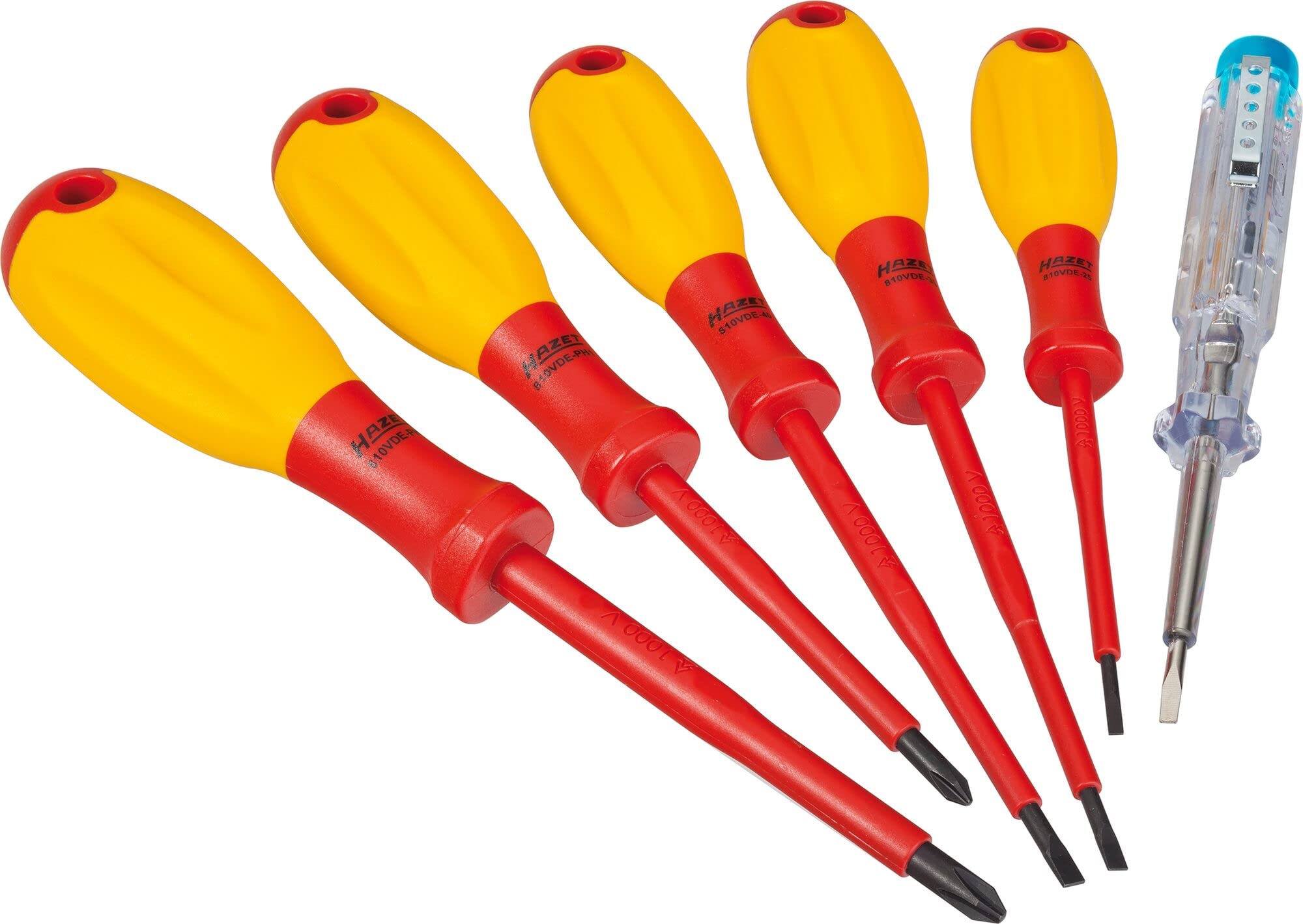 HAZET 810/6VDE VDE Screwdriver Set - Multi-Colour