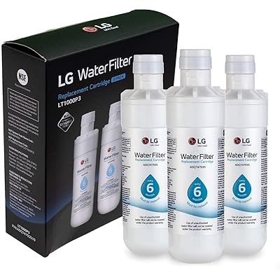 Buy Adq747935 Lt1000p Lt1000p Pc Pcs Lt1000p Water Filter Replacement For Lg Lt1000p 6 Month 200 Gallon Capacity Replacement Refrigerator Water Filter 3pack Online In Italy B098kz54w9