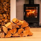 Homefire Kiln Dried Hardwood Logs 4 Pack Ready to Burn Wood Burner Stove Fire view 4