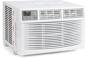 10000 BTU Window Air Conditioner, 115V Smart Window AC Unit with Remote, Ultra Quiet, Cools up to 450 Sq.Ft, Energy Saving, E