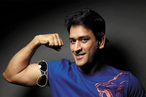 Kumkumarts M S Dhoni Wall Poster 12 X 18 Inch Hd Quality Material