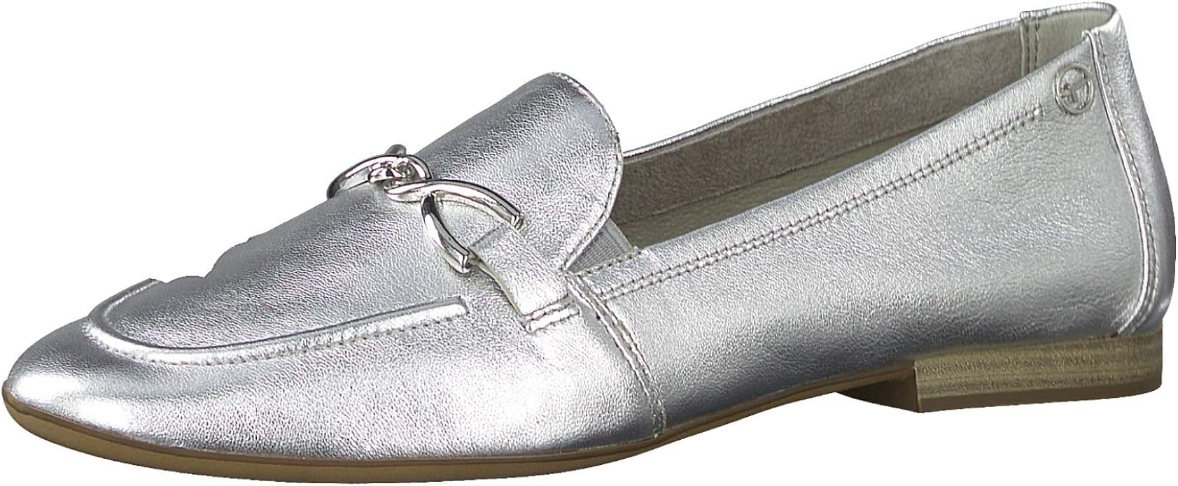 silver loafers