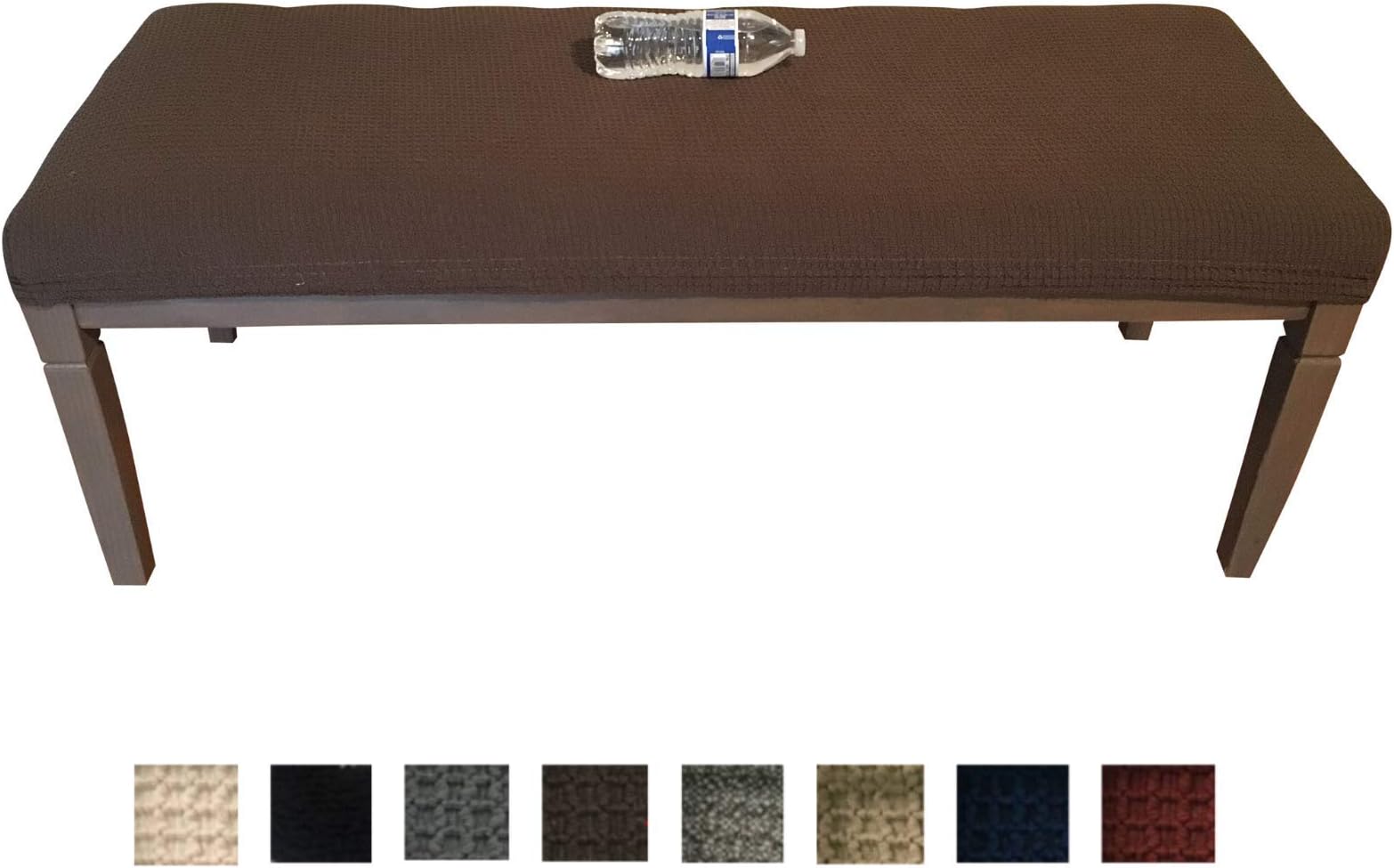 Qualitrusty Waterproof Dining Bench Cover Protector (49x17, Faded Brown)