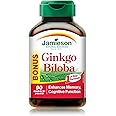 Jamieson Ginkgo Biloba, Bonus Size, 60+30 Caplets