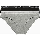 Calvin Klein womens Motive Cotton Multipack Bikini Panty 2 Pack