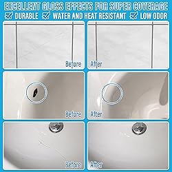 Specialty Tub and Tile Paint, High-Gloss White Tub