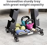 LIONSCOOL Dumbbell Rack Stand 5-Tier A-Frame Heavy Duty 136KG Load view 4