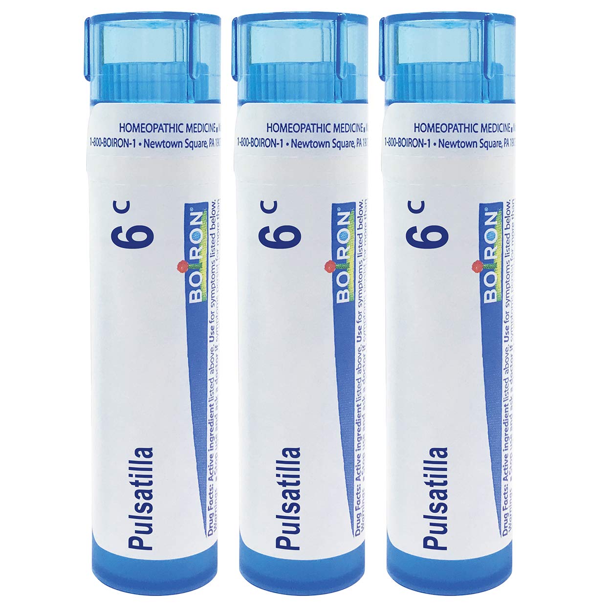 Photo 1 of Boiron Pulsatilla 6c Homeopathic Medicine for Cold with Thick, Yellow Discharge - Pack of 3 (240 Pellets)