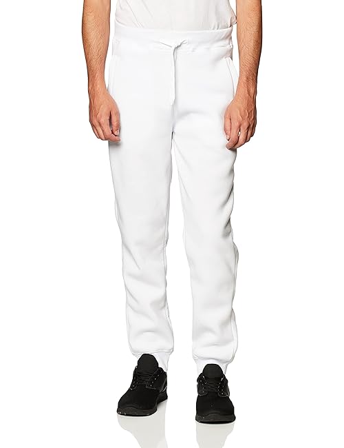 Southpole Men's Basic Active Fleece Jogger Pants-Regular and Big & Tall Sizes, WH (A), XL