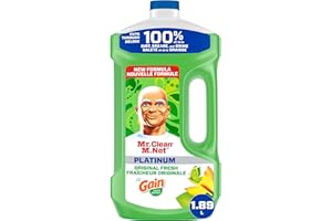 Mr. Clean All Purpose Cleaner, Floor Cleaner for Mopping Home, Mop Soap, Bathroom, & Kitchen, Cleaning Liquid for Mop & Bucke