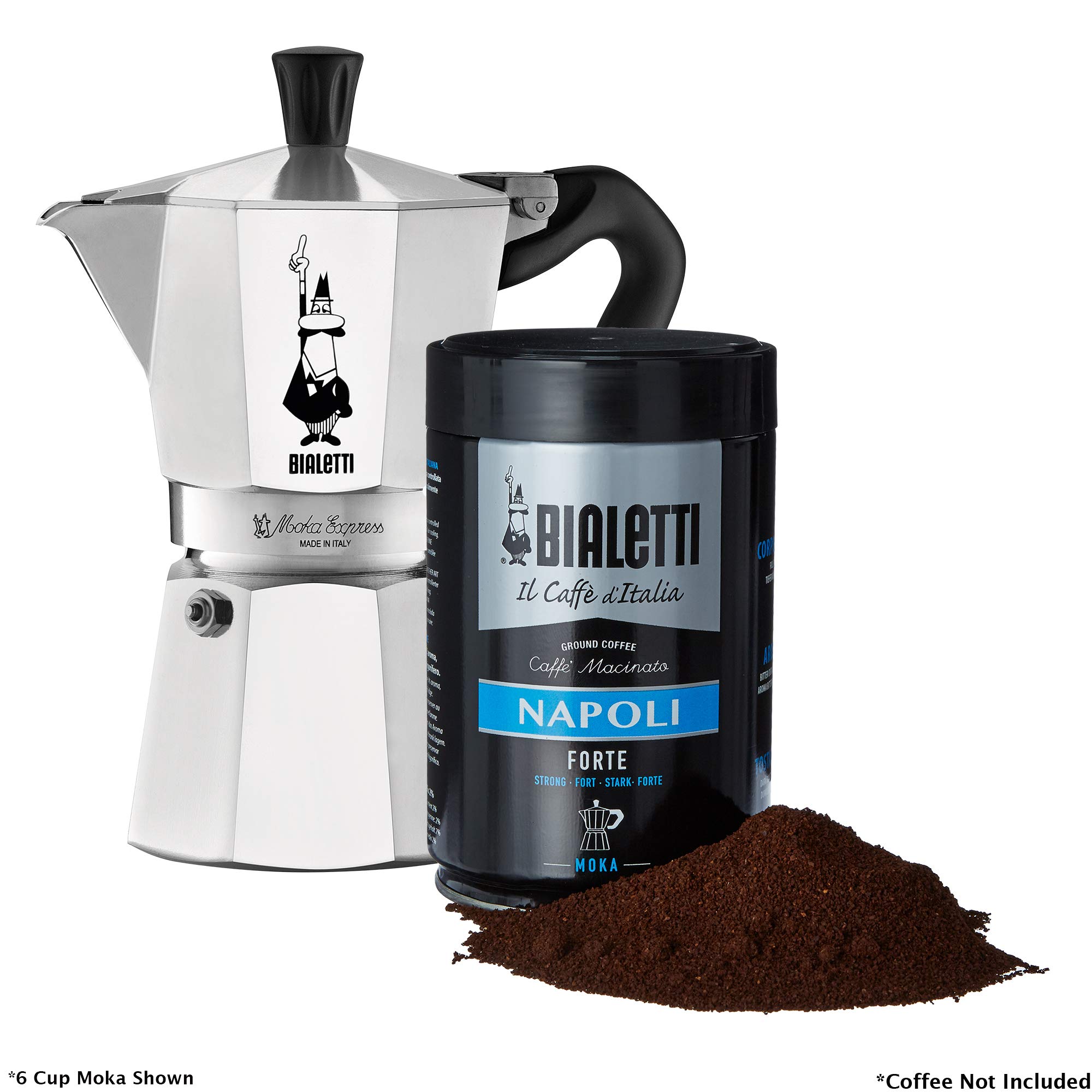 Bialetti 06800 Moka stove top coffee maker, 6 Cup, Aluminum Buy