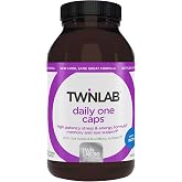 Twinlab Daily One Caps Multi-Vitamin and Mineral Supplement with Iron, 180 Capsules
