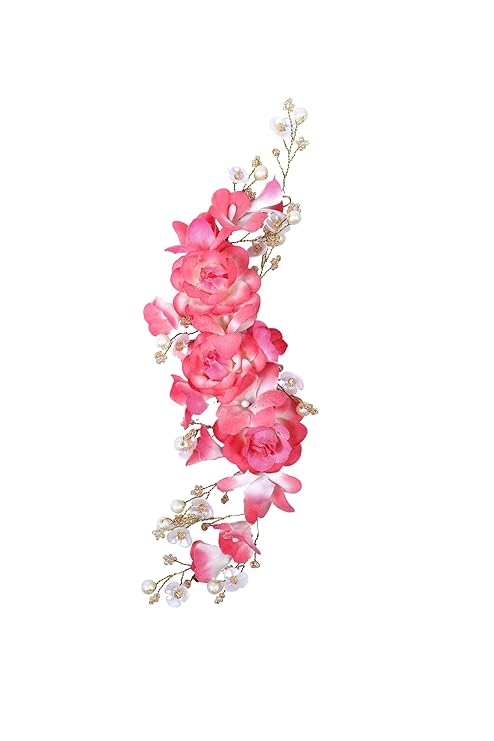 Buy Quill Enterprise Artificial Flower Hair Gajra For Bun