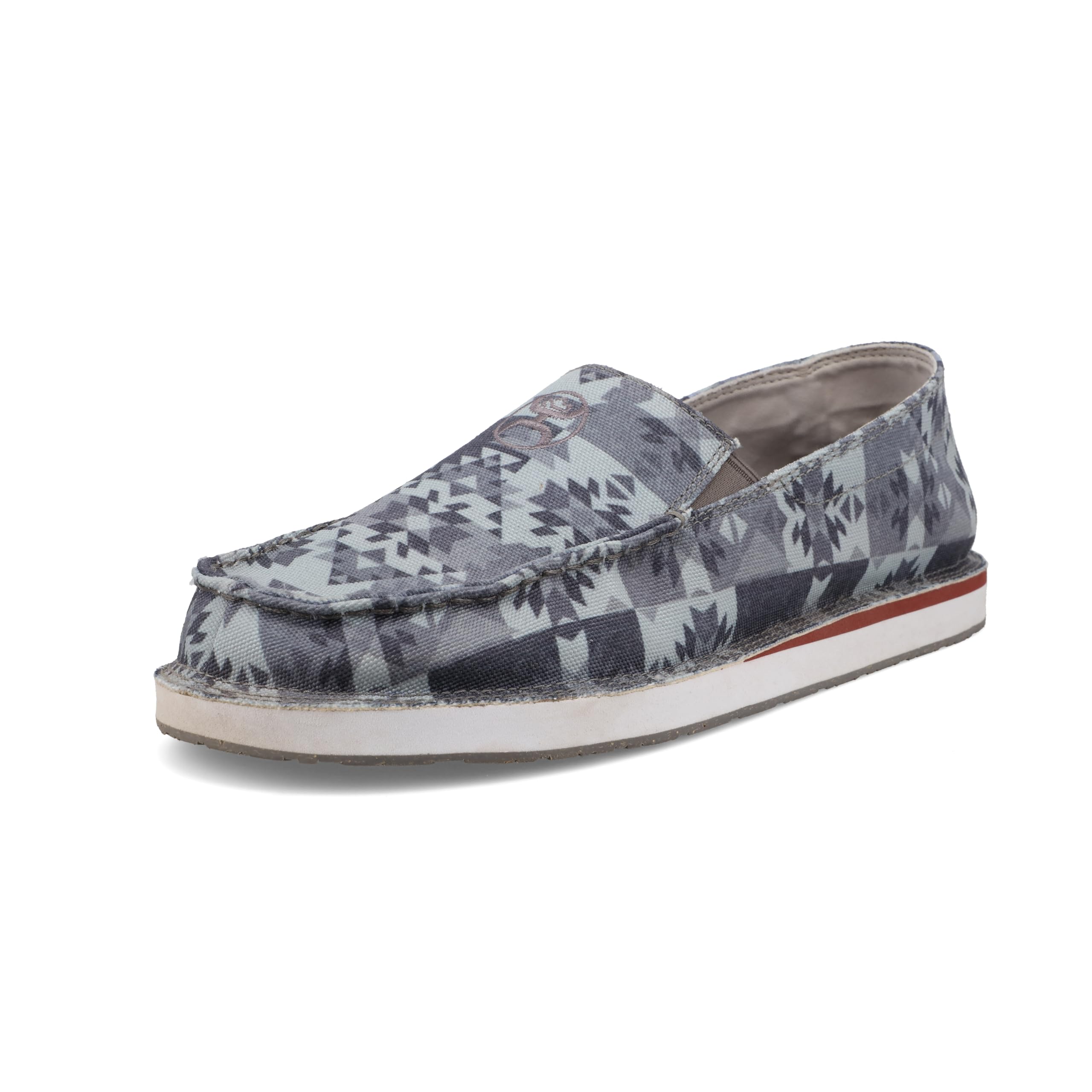 Twisted X Men's Hooey Slip-On, Moc Toe, Grey Multi, 11 M Image