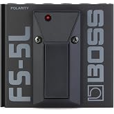 BOSS FS-5L Footswitch for ON/OFF Control | Guitar Effects Pedal, Pedalboard-Friendly Footprint, For Stage &amp; Studio, Switch Functions with Your Foot, Keyboard