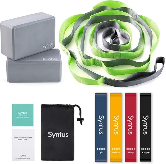 Best Yoga Blocks for Flexibility: The Ultimate Buying Guide and Reviews 15 Syntus 9-in-1 Yoga Set, 1 Yoga Strap with 12 Loops