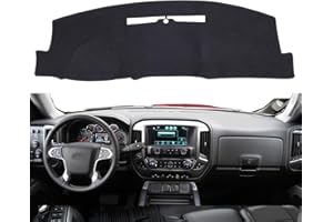 TANDI-SG120 Dash Cover Mat Fit for Chevy Chevrolet Silverado 2014 2015 2016 2017 2018 2019 & GMC Sierra 2015-2019 1500 2500HD