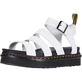 Dr. Martens Women's Blaire Fisherman Sandal, White Hydro Leather,