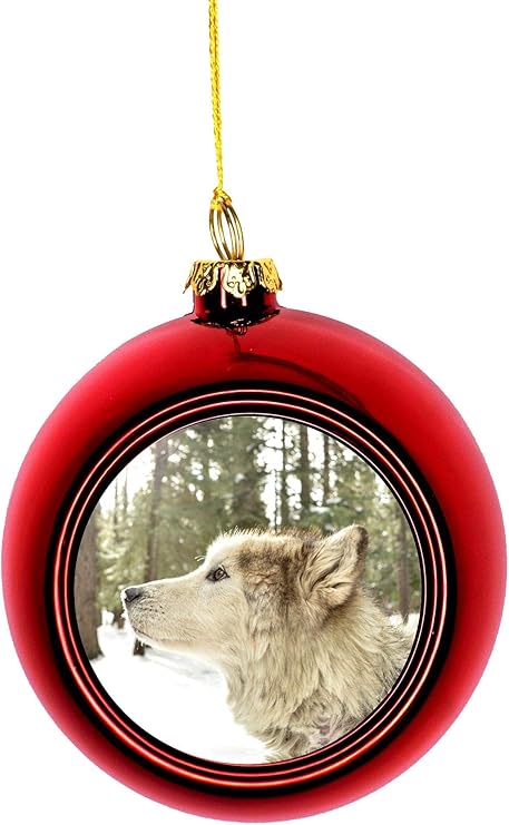 malamute christmas ornament