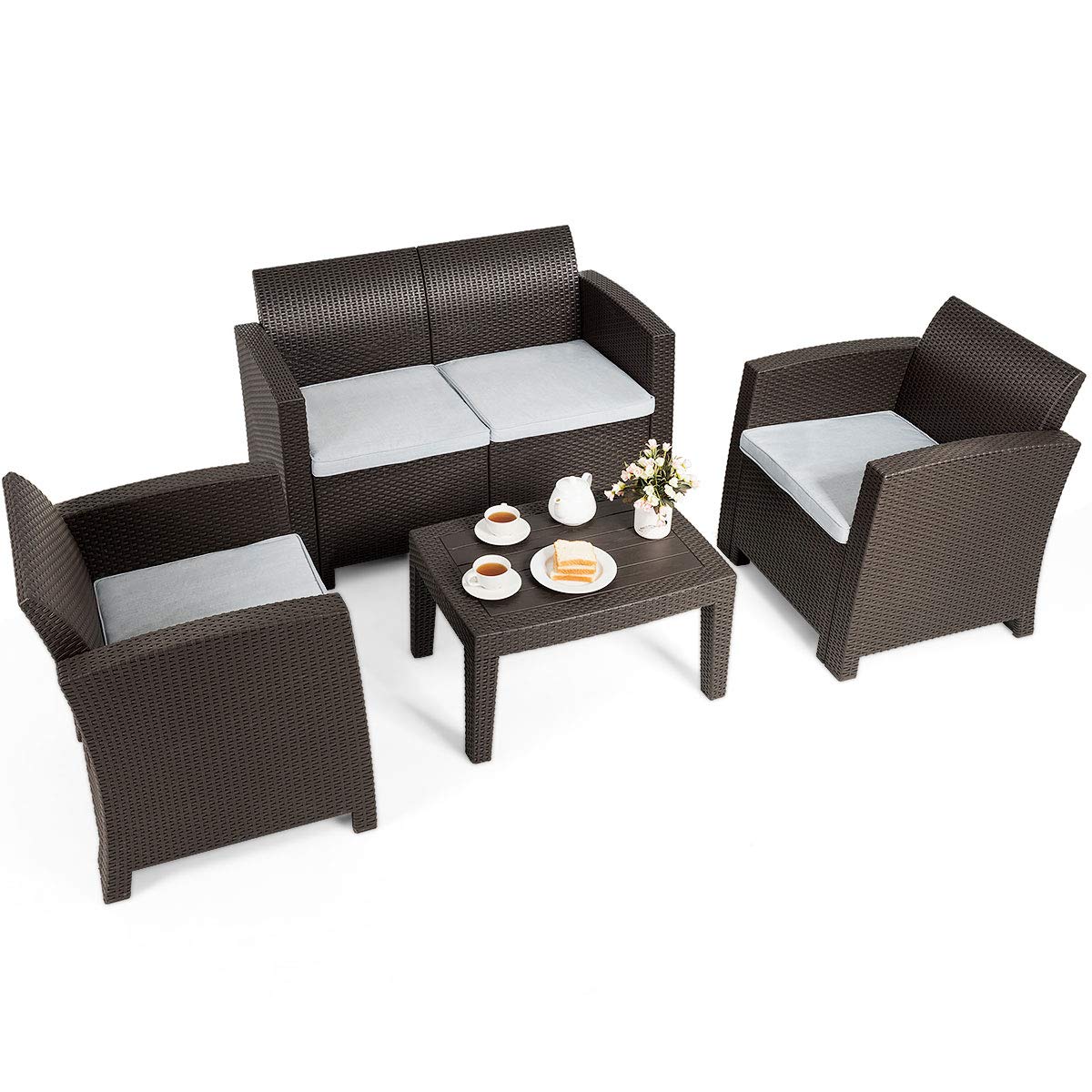 Best 4 Piece Conversation Set With No Table