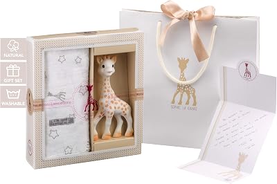 Sophie la girafe Sophiesticated Teether and Swaddle Gift Set