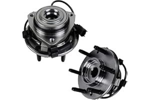 Autoround 513188 [2-Pack] Front Wheel Bearing Hub Assembly Compatible Chevy Trailblazer (EXT)/SSR, for GMC Envoy (XL XUV), Isuzu Ascender, Oldsmobile Bravada, Buick Rainier, Saab 9-7x, 6 Lug w/ABS