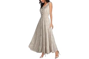 OSTOO Women's 2025 Summer Boho Floral Print Tiered Casual Flowy Long Maxi Dress