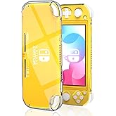 ECHZOVE Nintendo Switch Lite Case - Hard Clear Switch Lite Protective Case, Shockproof Transparent Shell Cover, Scratch-Resistant Design - Switch Lite Accessories for Kids, Travel & Daily Gaming