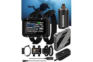 Garmin Descent X50i, Premium Dive Computer, 3" Touchscreen Display, 20 ATM Dive-Rated, Leakproof Buttons, Surface GPS, Dive Compass & Garmin Descent T2 Transceiver with Wearable4U Power Bank Bundle