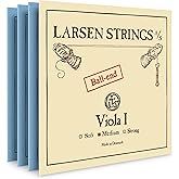Larsen Original Viola Strings &ndash; Medium Tension Set with A Ball End for Warmth, Clarity &amp; Stability