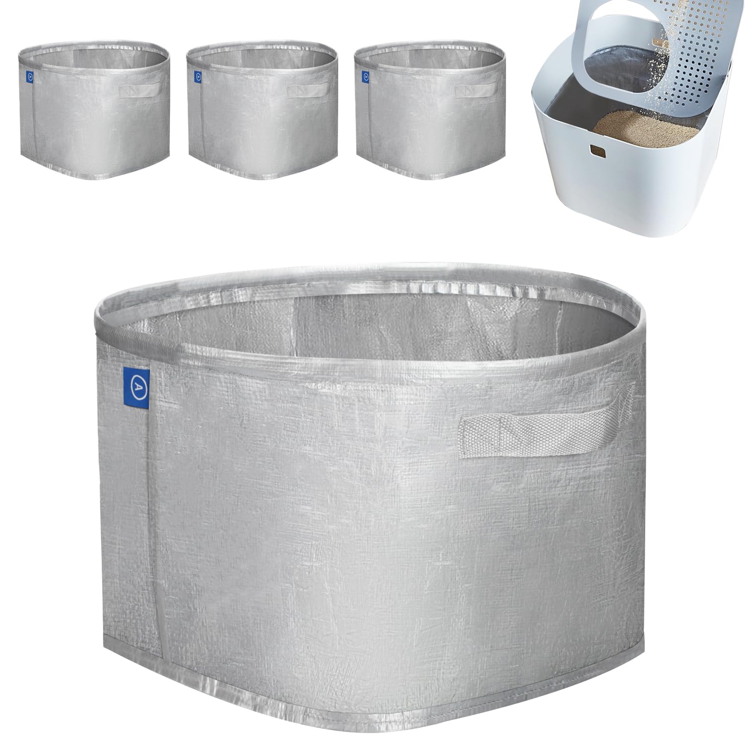 Photo 1 of 4 Pack Reusable Liners for Mod Kat Cat Litter Box Flip Litter Liners Type A