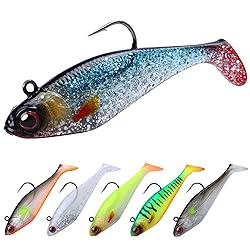 TRUSCEND Fishing Lures for Bass Trout Jighead Lures