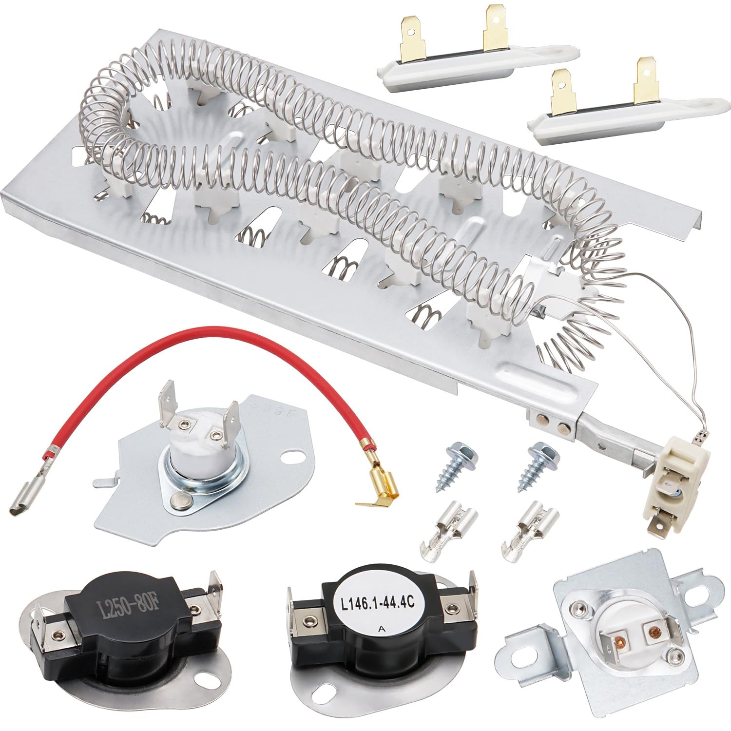Photo 1 of Dryer Heating Element Kit Fit for Whirlpool WED5100HW2 WED5100HW1 WED5100HW0 WED5100HW3 WED5100HC1 WED5100HC0 WED5100HC2 WED5100HC3 WED8000DW4 WED5605MC0