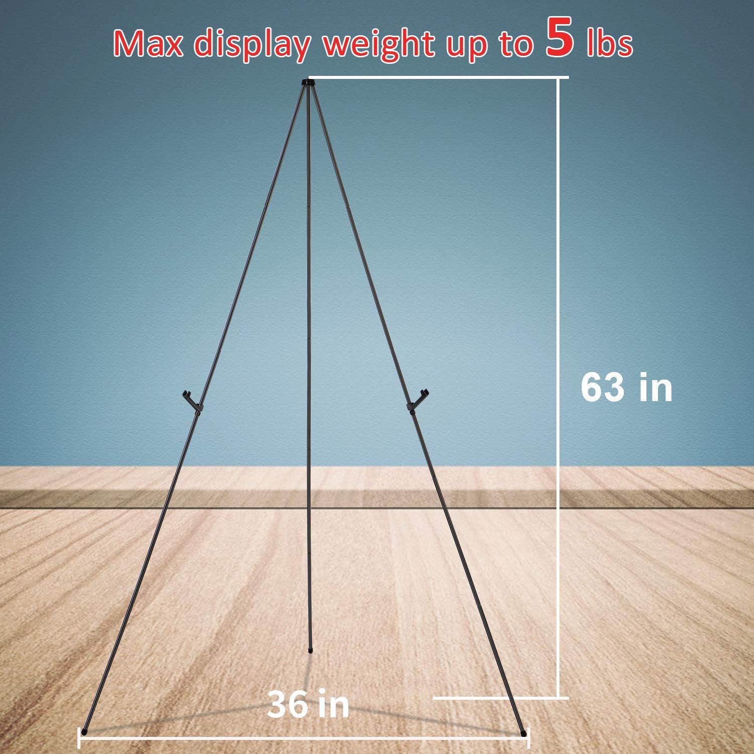 Amazon Com Folding Easel For Display Magicfly 63 Inch Floor