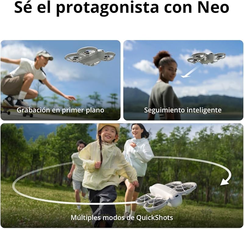 Pack DJI Neo Vuela Más, dron mini con cámara 4K UHD para adultos