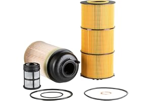 GETOPAUTO PF9908 Fuel Filter P551005 Oil Filter Kit Compatible With Freightliner Cascadia DD13 DD15 DD16