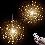 BINBINLED 2 Pack 400LED Firework Lights Battery