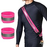 Reflective Sash for Walking at Night, High