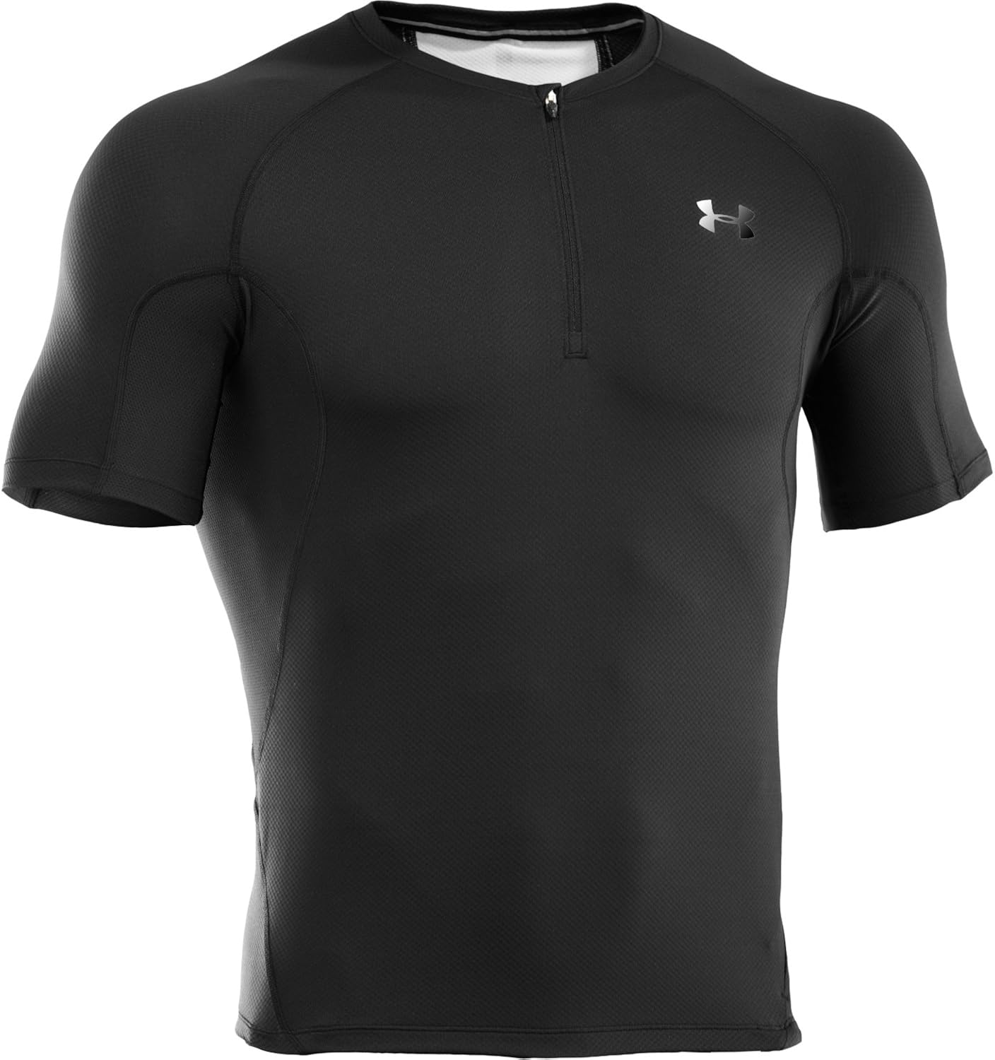 Under Armour Coldblack Run Men's TShirt Short Sleeve 1/4 Zip, Men