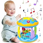 Aboosam Baby Toys 6 to 12 Months - Musical Learning Infant Toys 12-18 Months - Babies Ocean Rotating Light Up Toys for Toddle