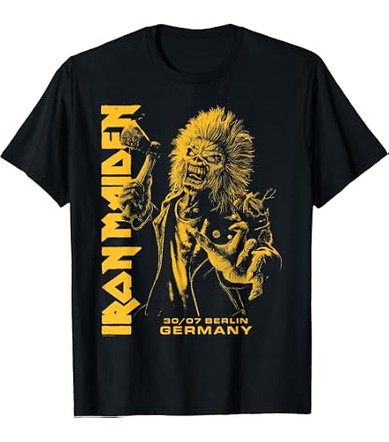 Amazon.com: Iron Maiden Run for Your Lives Tour Lisbon T-Shirt