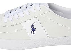 POLO RALPH LAUREN, Men, Court Vulc Leather-Suede