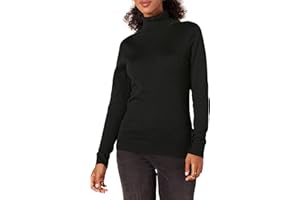 鶹 Essentials Womens Long-Sleeve Turtleneck Top