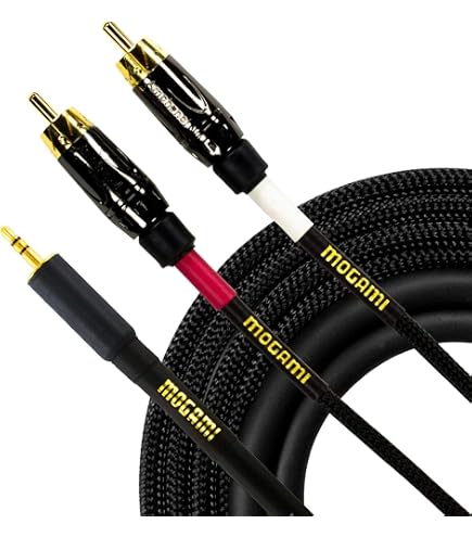 Amazon.com: Mogami GOLD 3.5-2XLRM-06 Stereo Audio Y-Adapter Cable