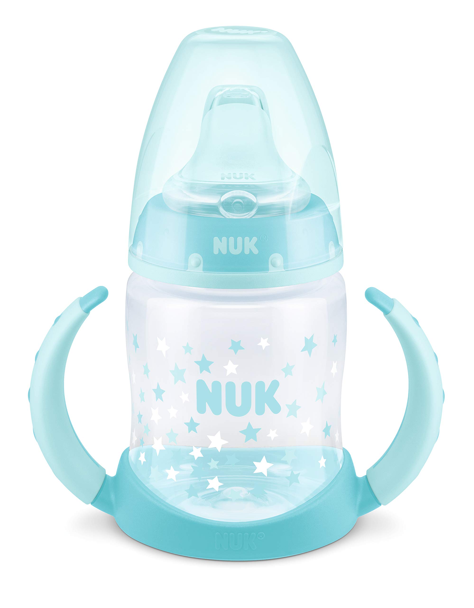 Nuk First Choice Learning Water Bottle Silicone Spout 6-18 Months 150ml Stars (Blue)