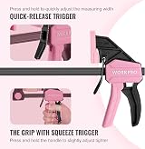 WORKPRO 300 mm Pink Clamps Woodworking Ratchet Bar Clamp Set 68 kg Load 2 Pack view 4