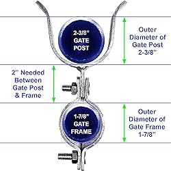 1-7/8" x 2-3/8" Chain Link Fence Gate Fork Latch