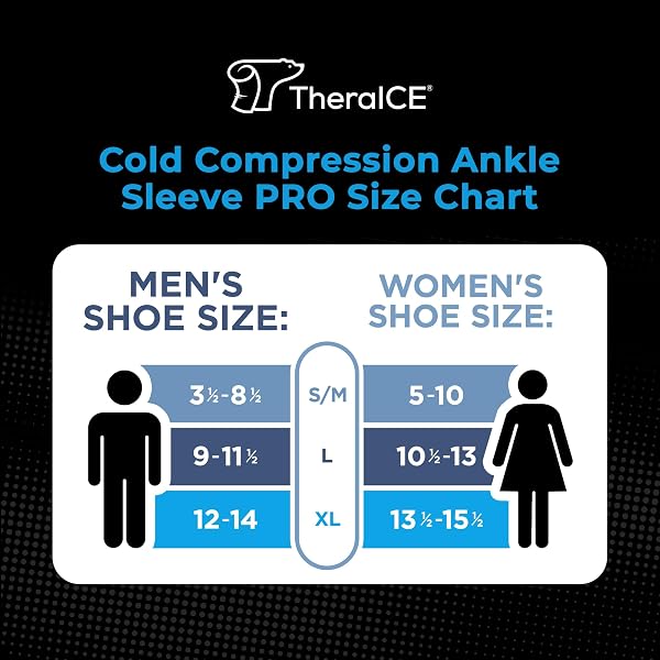 THERAICE ANKLE ICE PACK WRAP FOR SWELLING, SPRAINED ANKLE BRACE FOR WOMEN MEN, COLD FOOT HEEL SPUR SUPPORT COMPRESSION SOCKS, PLANTAR FASCIITIS ACHILLES TENDONITIS PAIN RELIEF FOCUSZONE EXTRA COOLING