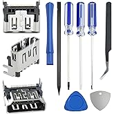ZDRU 3 Pack HDMI Port Replacement Kit for PS5, HDMI Port with Tool for PS5 | Display Socket Interface Jack Connector Repair Kit