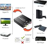 DigitConvert RCA to HDMI Converter 1080P PAL NTSC AV to HDMI Adapter view 3